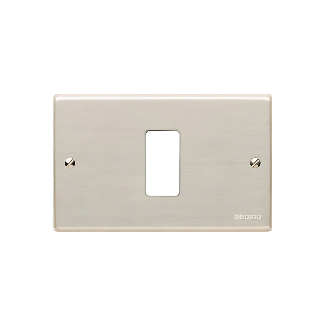 Placa aluminio oxidal1P Magic de Bticino 503/1