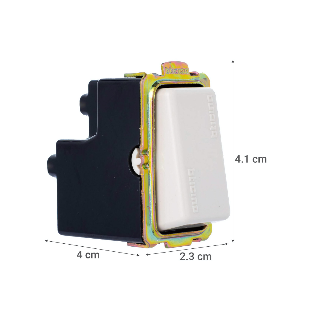 Modulo Interruptor 9/12 Magic 16A 250V AC Bticino Blanco 5001