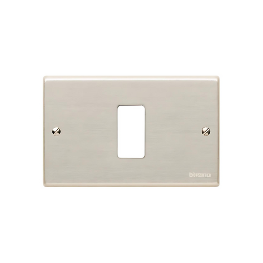 Placa aluminio oxidal1P  Magic de Bticino 503/1