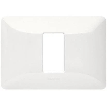 Placa 1P Modulo tecnopolímero blanco Matix de Bticino AM503/1BN